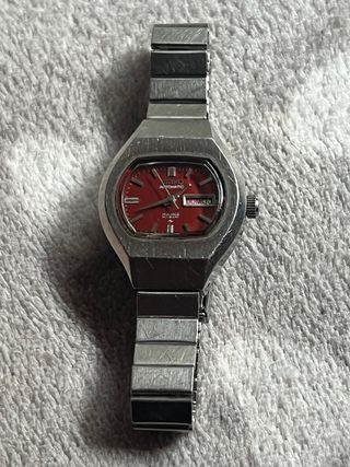 Orologio Seiko Automatico Rosso