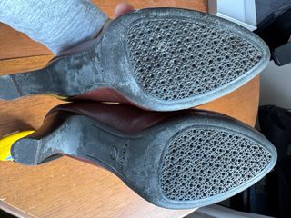 Zapatos Geox Piel Marrón Talla 37 tacón