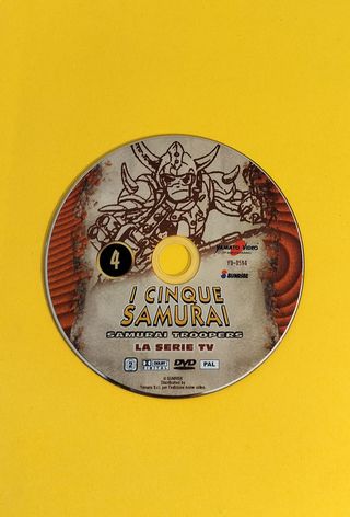 I Cinque Samurai DVD - La Serie TV vol.4