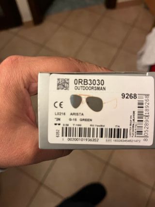 Ray-Ban Outdoorsman ORB3030 Arista G-15 nuovi 