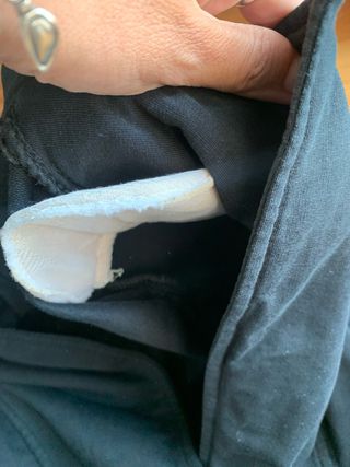 Blazer donna in felpa nero