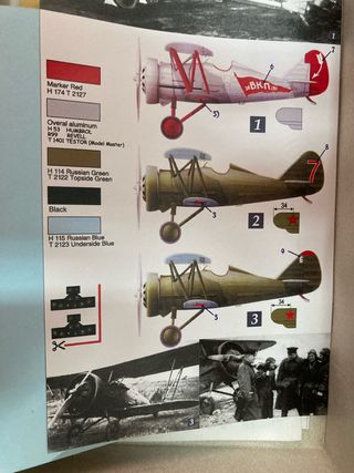 Maqueta Avión 1/48 Polikarpov I-5 de Resina