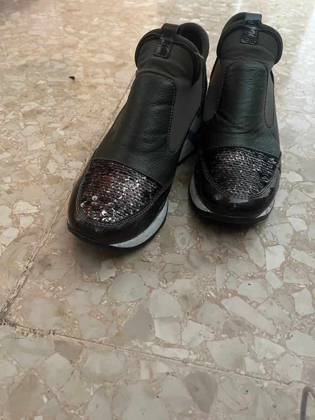 Zapatillas Cetti con lentejuelas