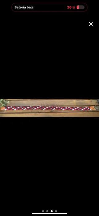 Cinturón trenzado 100cm el caballo