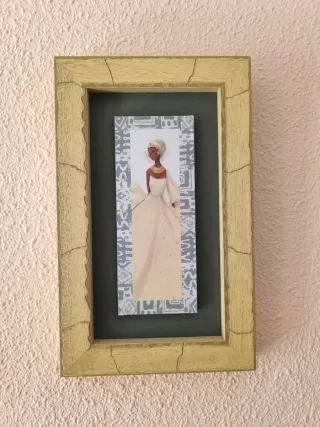 Cuadro Decorativo Mujer Africana 