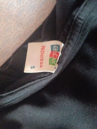 Disfraz Colegiala Negro/Rojo Talla Única