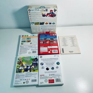 Lote Cajas Vacías Nintendo Wii Mario kart bros DBZ