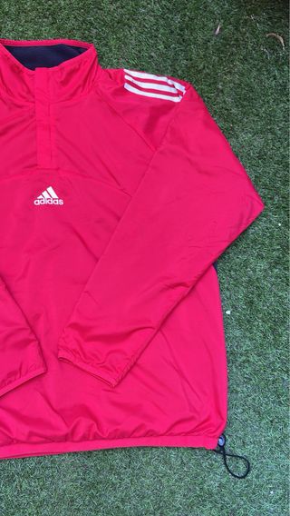 Chaqueta Adidas Roja Vintage 90s Talla XL