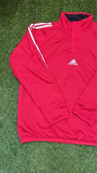 Chaqueta Adidas Roja Vintage 90s Talla XL