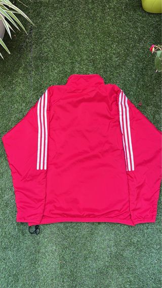 Chaqueta Adidas Roja Vintage 90s Talla XL