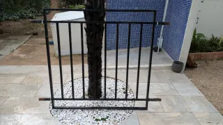 Reja de hierro para exterior