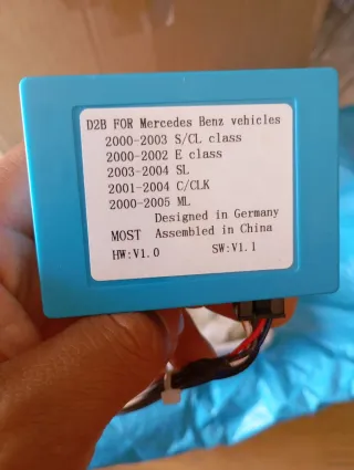 Descodificador D2B Mercedes Benz