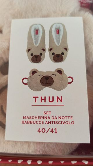 Babbucce Thun Orsetto più mascherina 
 Marrone