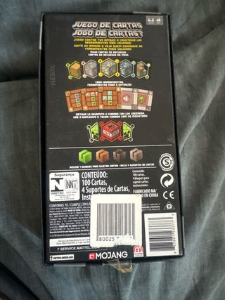 Minecraft Gioco di Carte