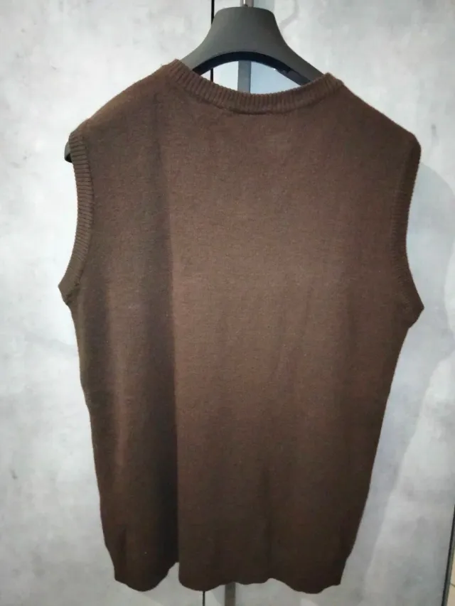 Smanicato uomo lana marrone taglia XL