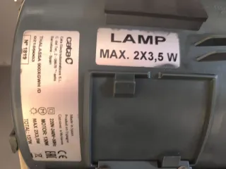 Campana extractora CATA 90cm cristal blanco