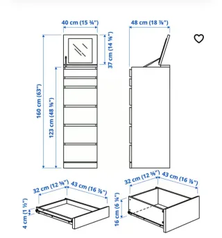 Mueble Joyero Blanco Ikea