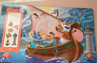 Libro Frozen Busca y Encuentra Disney. GRANDE.