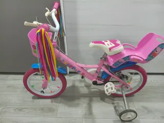 Bicicleta infantil Peppa Pig rosa
