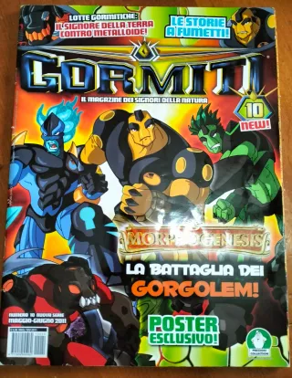 Rivista Gormiti n.10 Maggio-Giugno 2011 + Poster