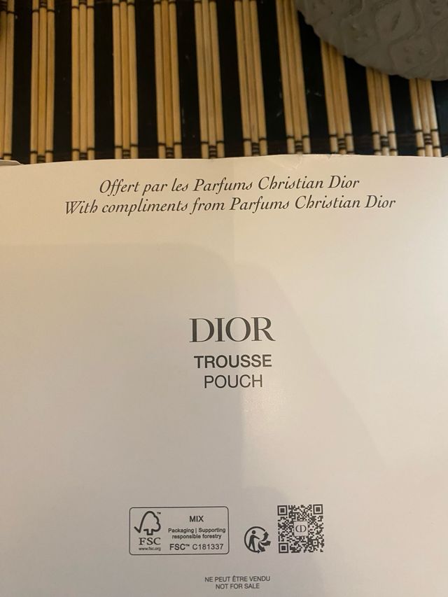 Neceser Dior Parfums Navidad