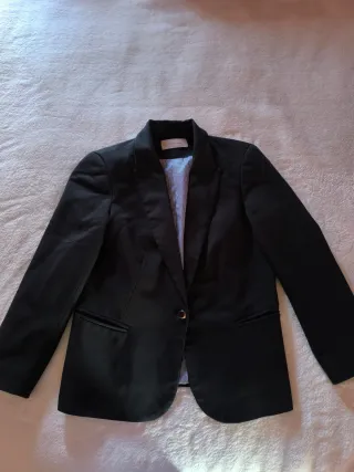 Chaqueta Purificación García Negra Talla L
