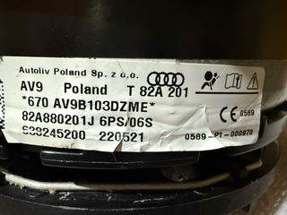 Airbag Volante Audi A1 A3 y más modelos 2020-2024