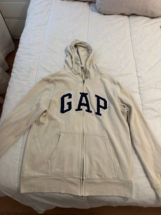 Sudadera GAP Beige con Cremallera