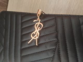 Bolso Yves Saint Laurent Negro Dorado