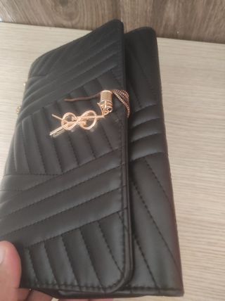 Bolso Yves Saint Laurent Negro Dorado
