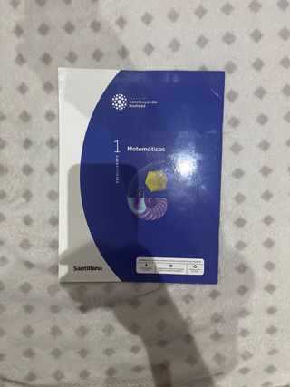 Libro de Matemáticas de 1º de Bachillerato
