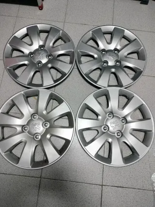 Tapacubos SIN ESTRENAR Peugeot 15'' (4 unidades)