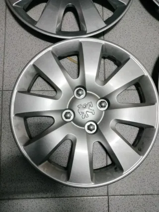 Tapacubos SIN ESTRENAR Peugeot 15'' (4 unidades)