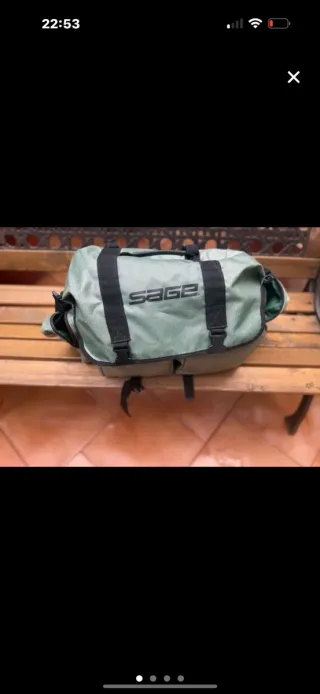 Bolsa pesca impermeable Sage