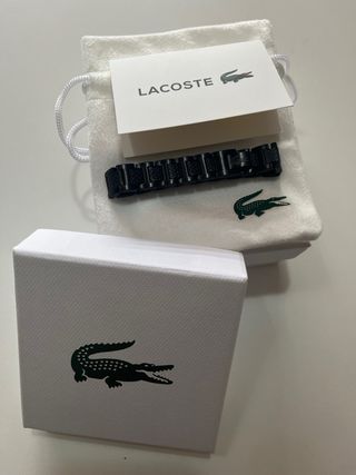 Pulsera Lacoste Negra
