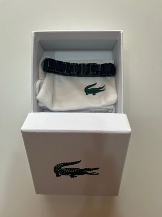 Pulsera Lacoste Negra