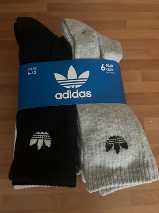 Calcetines Adidas 6 pares Talla 42/44