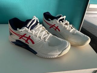 Zapatillas pádel Asics blancas