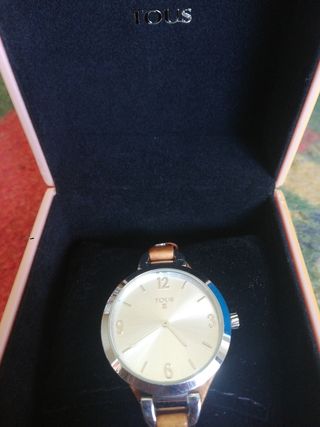 Reloj TOUS Bohéme ACE ESF Plata Correa Camel