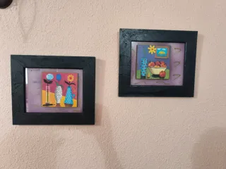 Juego de 2 cuadros decorativos