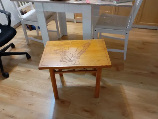 Mesa auxiliar madera vintage