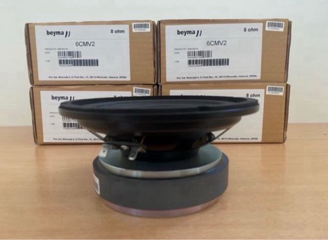4 Altavoces Beyma 6CMV2 8 Ohm Nuevos