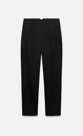 Pantalón de vestir tiro alto negro
