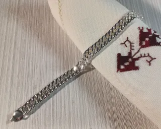 Pulsera chapada en Plata 925 Hombre