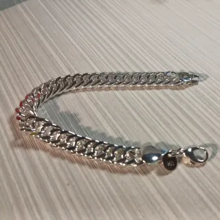Pulsera chapada en Plata 925 Hombre