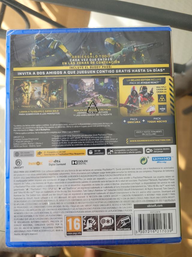 Rainbow Six Extraction PS5 Deluxe Edition