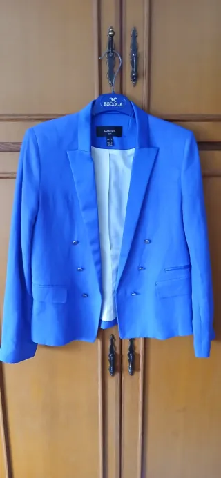Americana Mango Azul Talla M