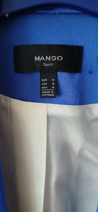Americana Mango Azul Talla M