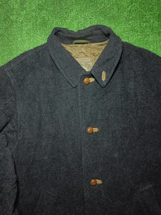 Cappotto Schneiders Uomo XL Lana Blu Notte