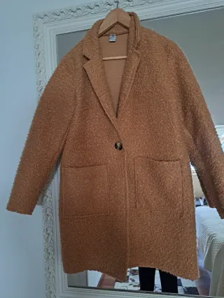 Abrigo Made in Italy Talla M Marrón